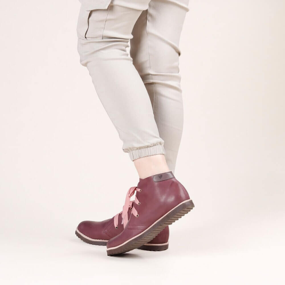 Bota Valete Lisa Vinho escuro 04