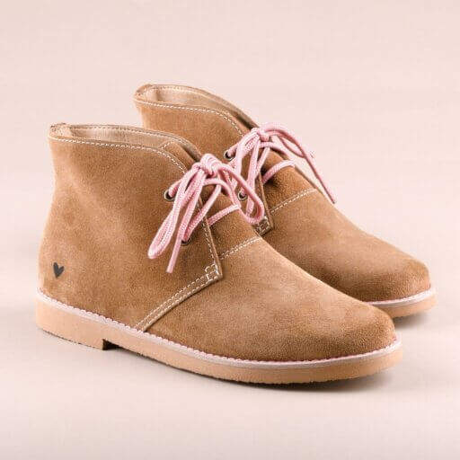 Bota cano curto desert 5 marrom