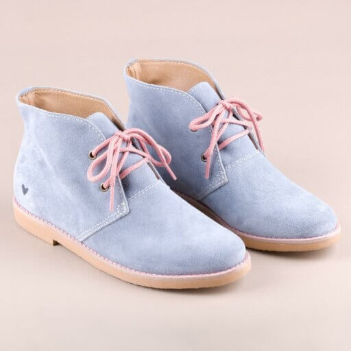 Bota cano curto desert 6 Cinza Blue