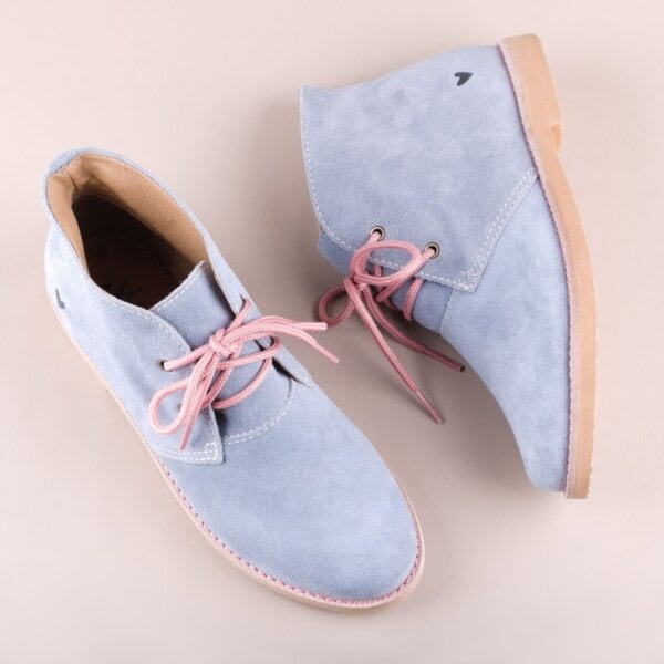 Bota cano curto desert 7 Cinza Blue