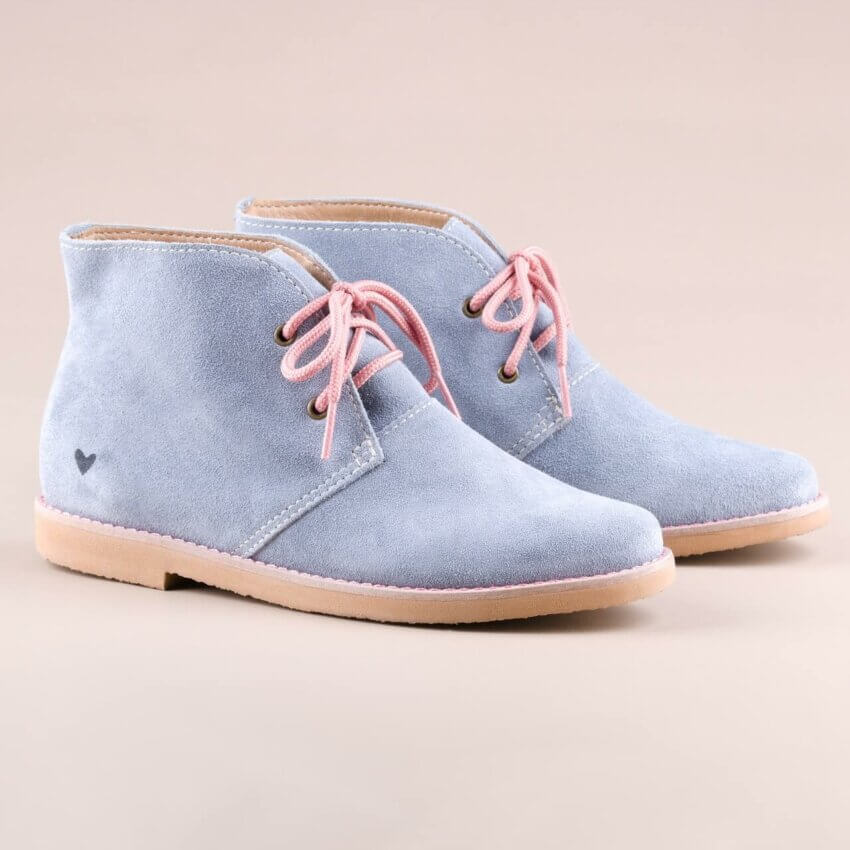 Bota cano curto desert 8 Cinza Blue