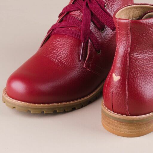 Bota cano curto mad vermelha Bota cano curto mad vermelha_MG_2976