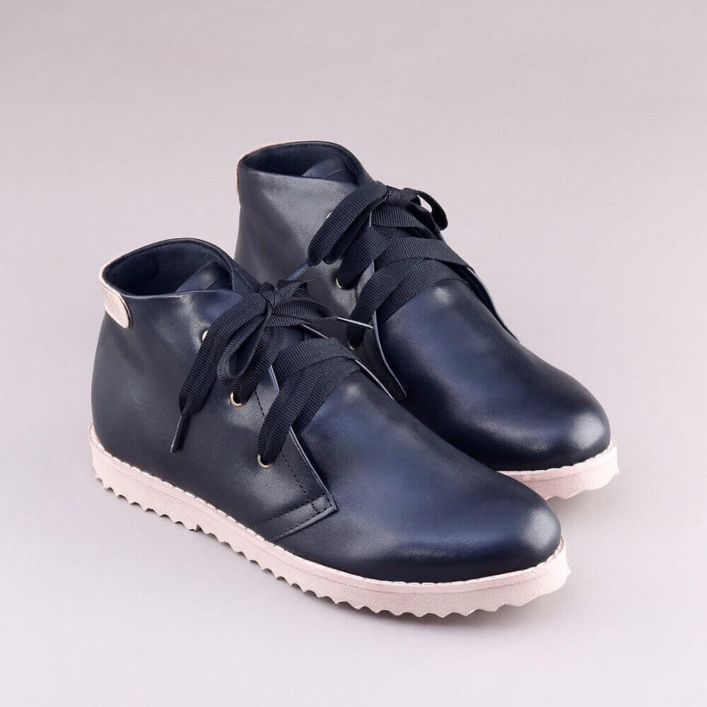 Botinha Valete Lisa Preta Claro 03