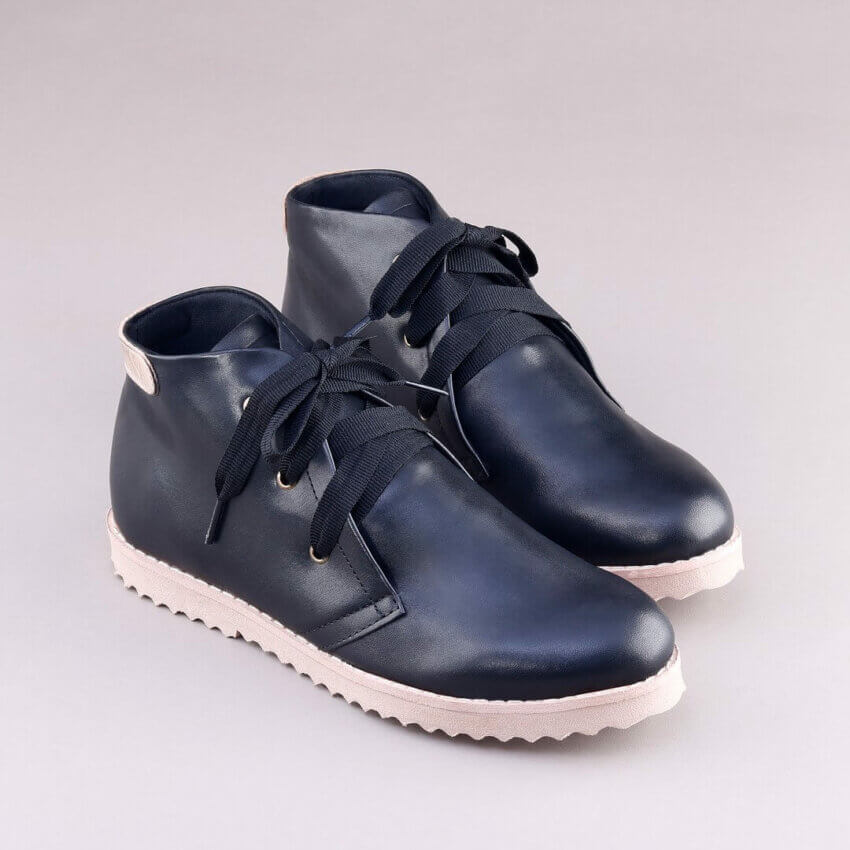 Botinha Valete Lisa Preta Claro 03