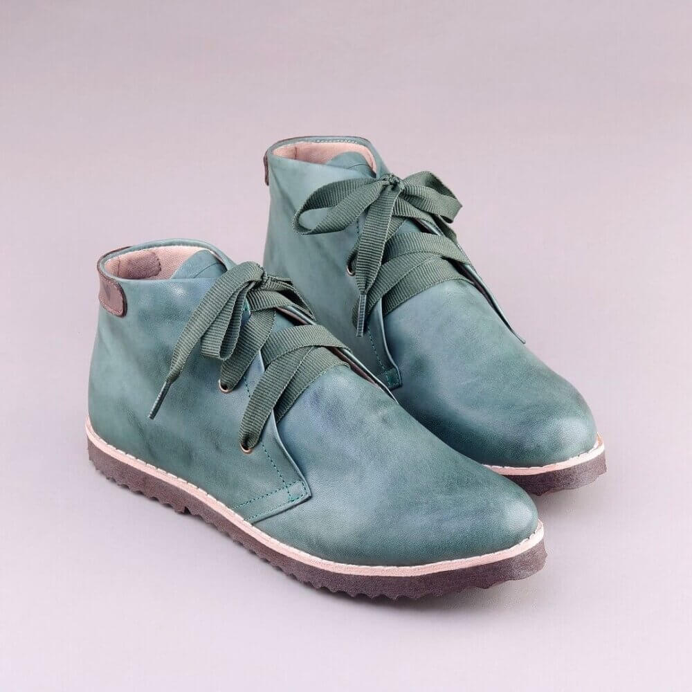 Botinha Valete Lisa Verde Escuro 08