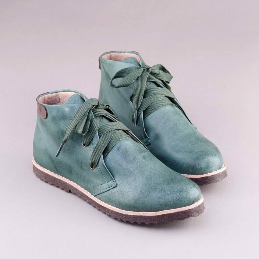 Botinha Valete Lisa Verde Escuro 08