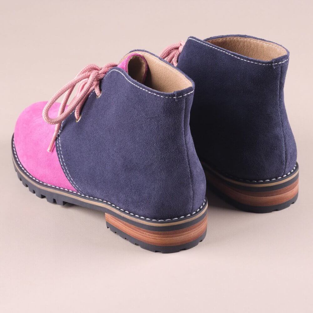 Bota feminina cano curto rosa insane 06y