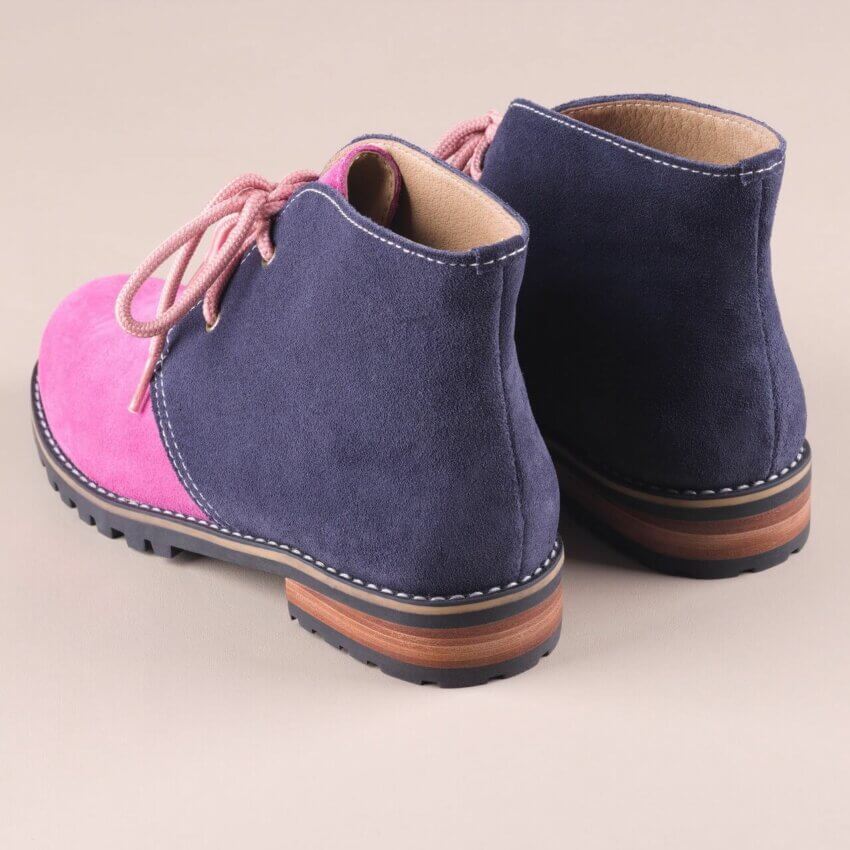 Bota feminina cano curto rosa insane 06y