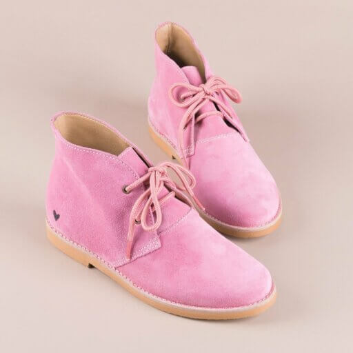 bota cano curto deser rosa cadarço rosa e branco alice de copas _MG_4654