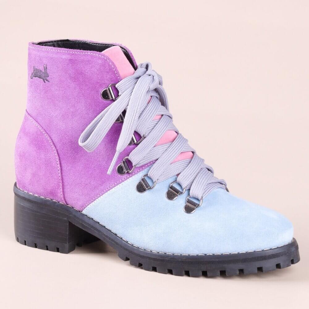bota colorida cano medio alice lilas e azul _MG_4475