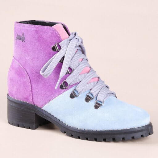 bota colorida cano medio alice lilas e azul _MG_4475