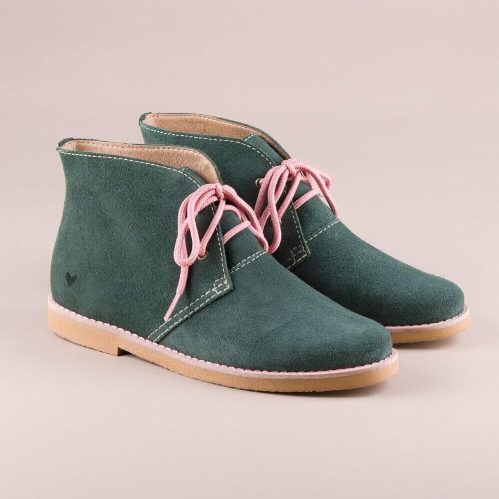 bota feminina cano curto verde desert 03