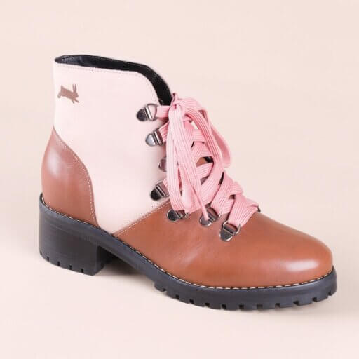 bota marrom com nude em couro legitimo alice de copas _MG_4372