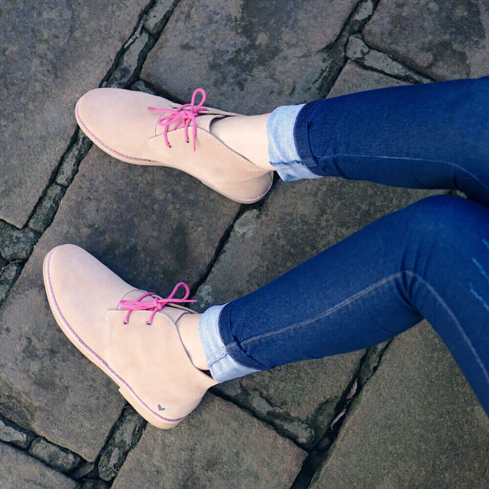 desert cano curto bege