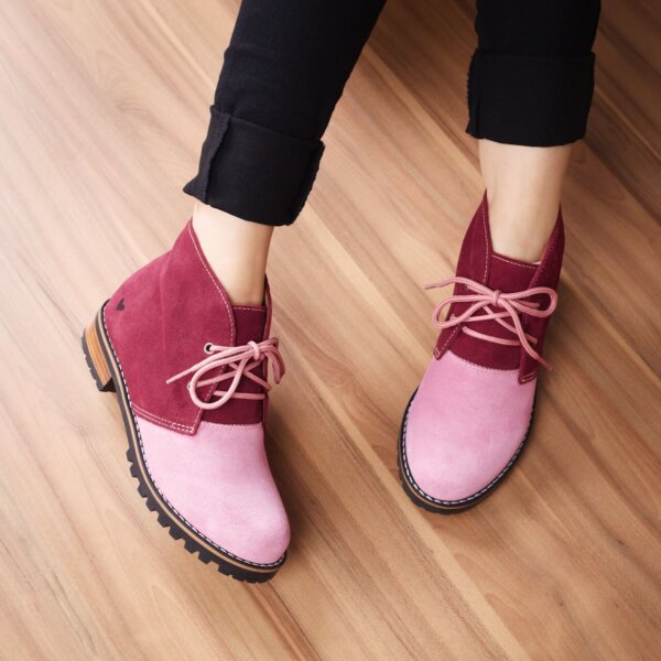 insane vermelha cadarço rosa