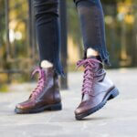 Black Rabbit Brown Com Cadarço Roxo