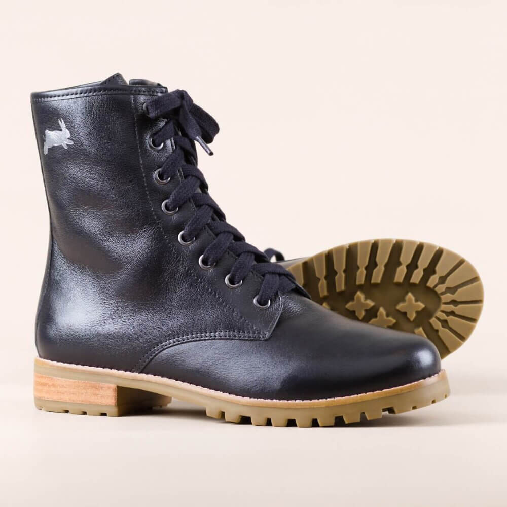 Bota Black Rabbit Em Curo Preta