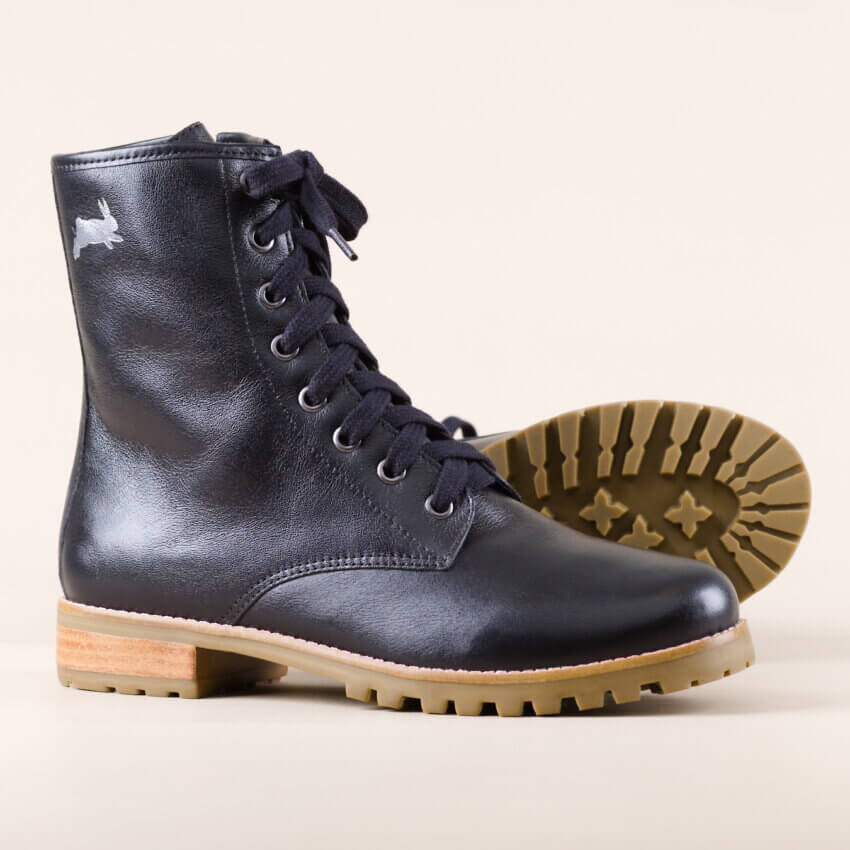 Bota Black Rabbit Em Curo Preta