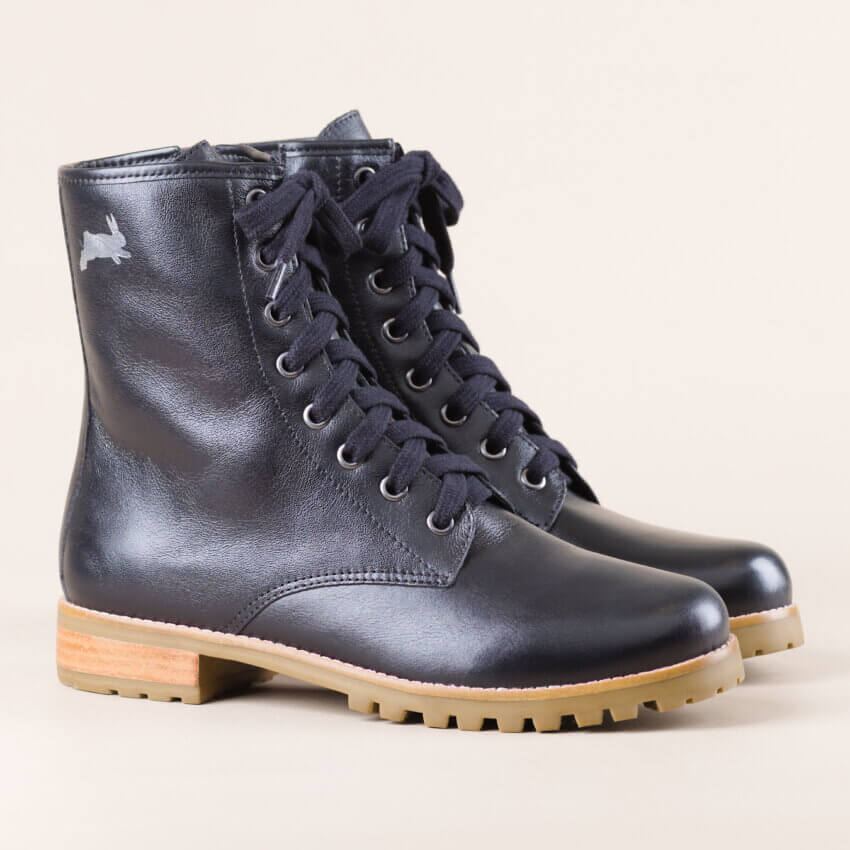 Bota Black Rabbit Scout Preta Com Salto