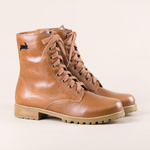 Bota Black Rabbit Scout Camel Com salto Baixo e Cano Baixo