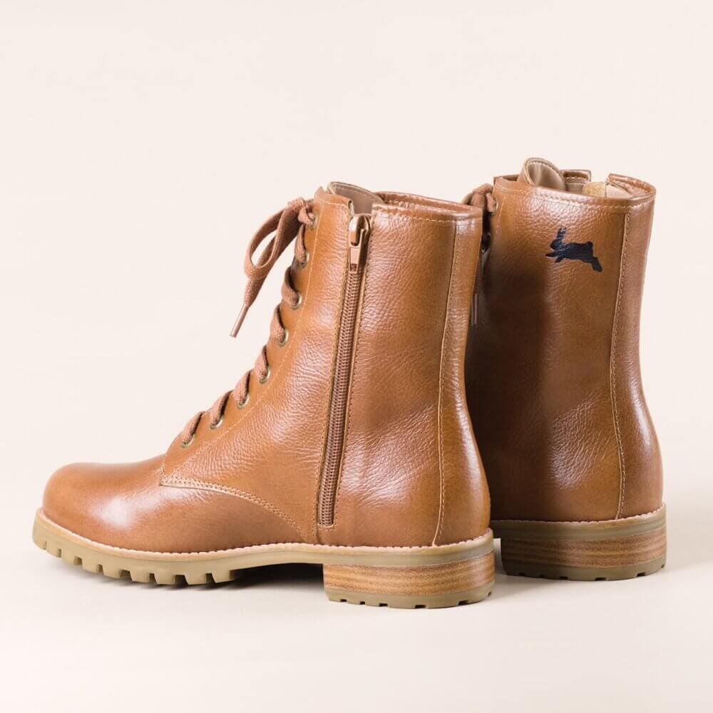 Bota Black Rabbit Scout Camel Sola Tratorada Coturno