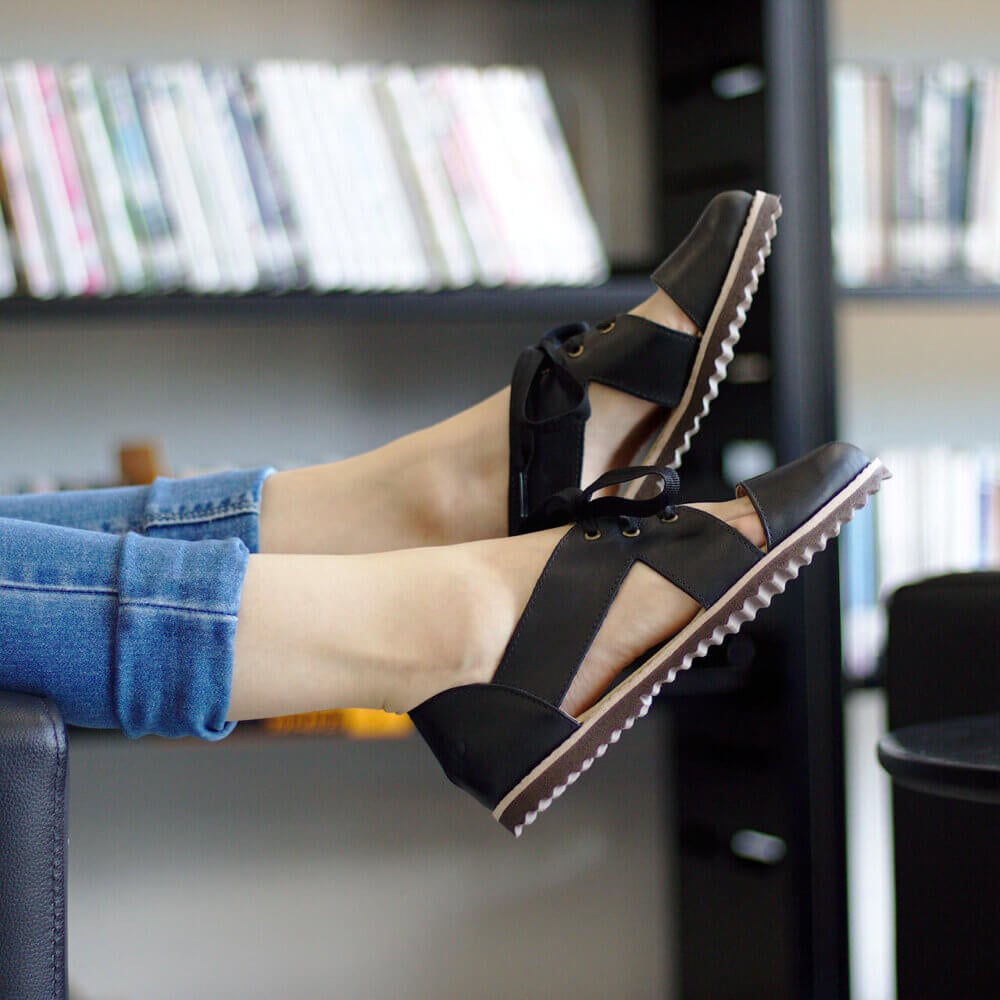 Sandalha Cutout Preta 2