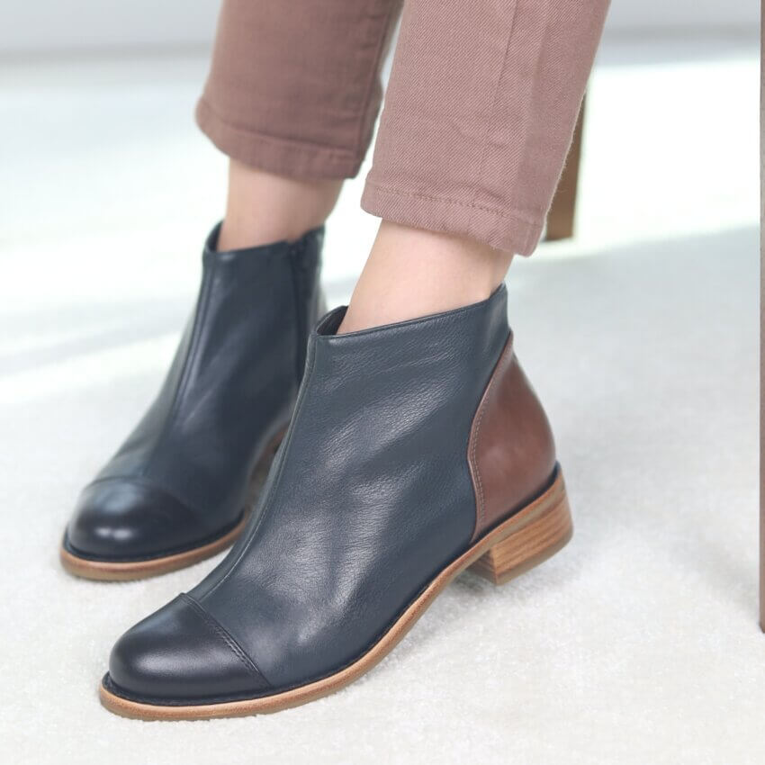 Switch Ocean Bota em couro legítimo Alice de Copas 01