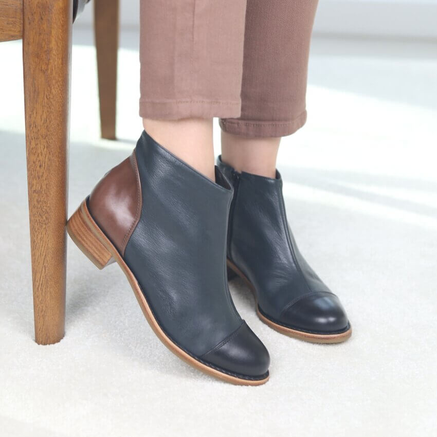 Switch Ocean Bota em couro legítimo Alice de Copas 02