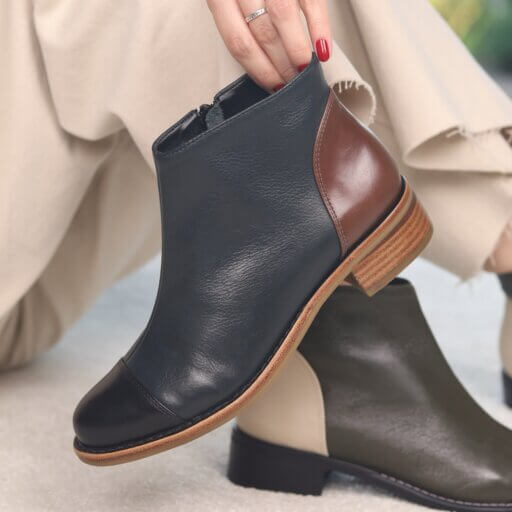 Switch Ocean Bota em couro legítimo Alice de Copas 05