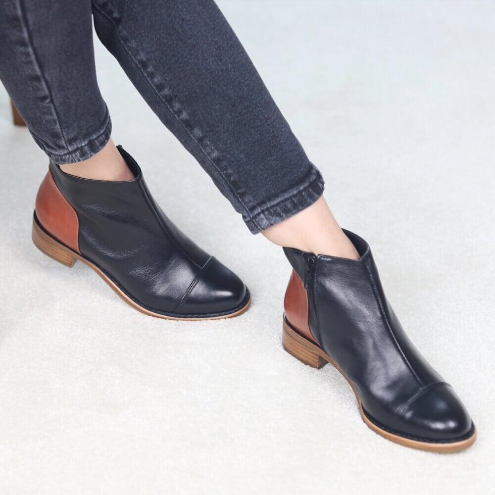 Switch Shadow Bota em couro legítimo Alice de Copas 02