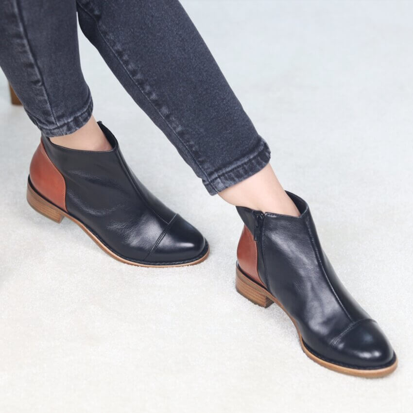 Switch Shadow Bota em couro legítimo Alice de Copas 02