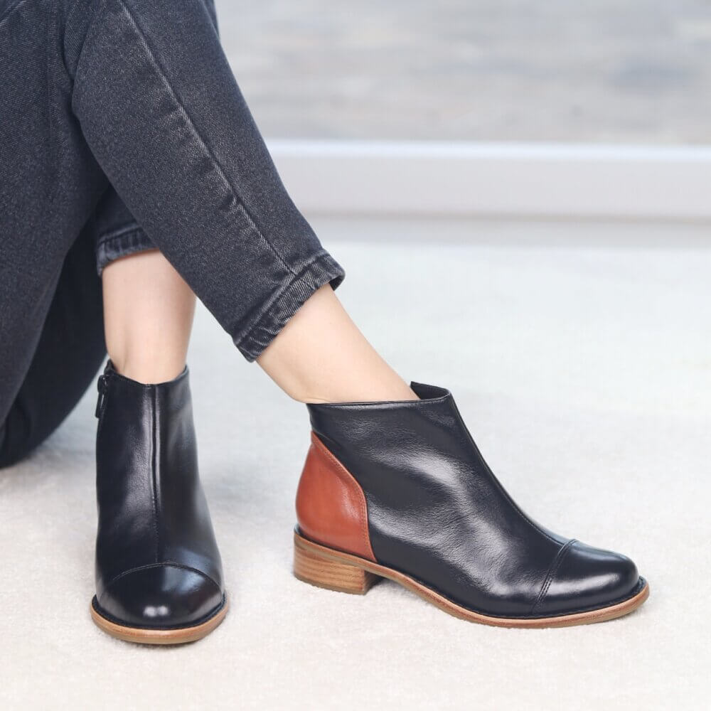 Switch Shadow Bota em couro legítimo Alice de Copas 04