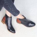 Switch Shadow Bota em couro legítimo Alice de Copas 05