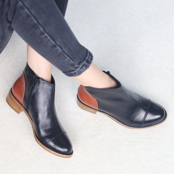 Switch Shadow Bota em couro legítimo Alice de Copas 05