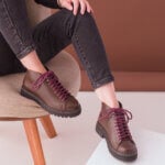Bota Fall | Alice de Copas | Black Rabbit | Couro Legítimo | Marrom 02