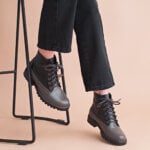 solado premium bota heart storm black rabbit couro legítimo
