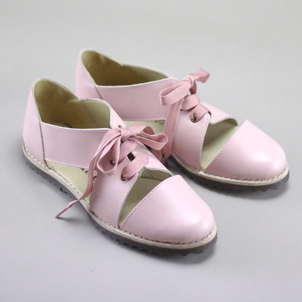 Sapato-Aberto-Rosa-Cadarço-Rosa